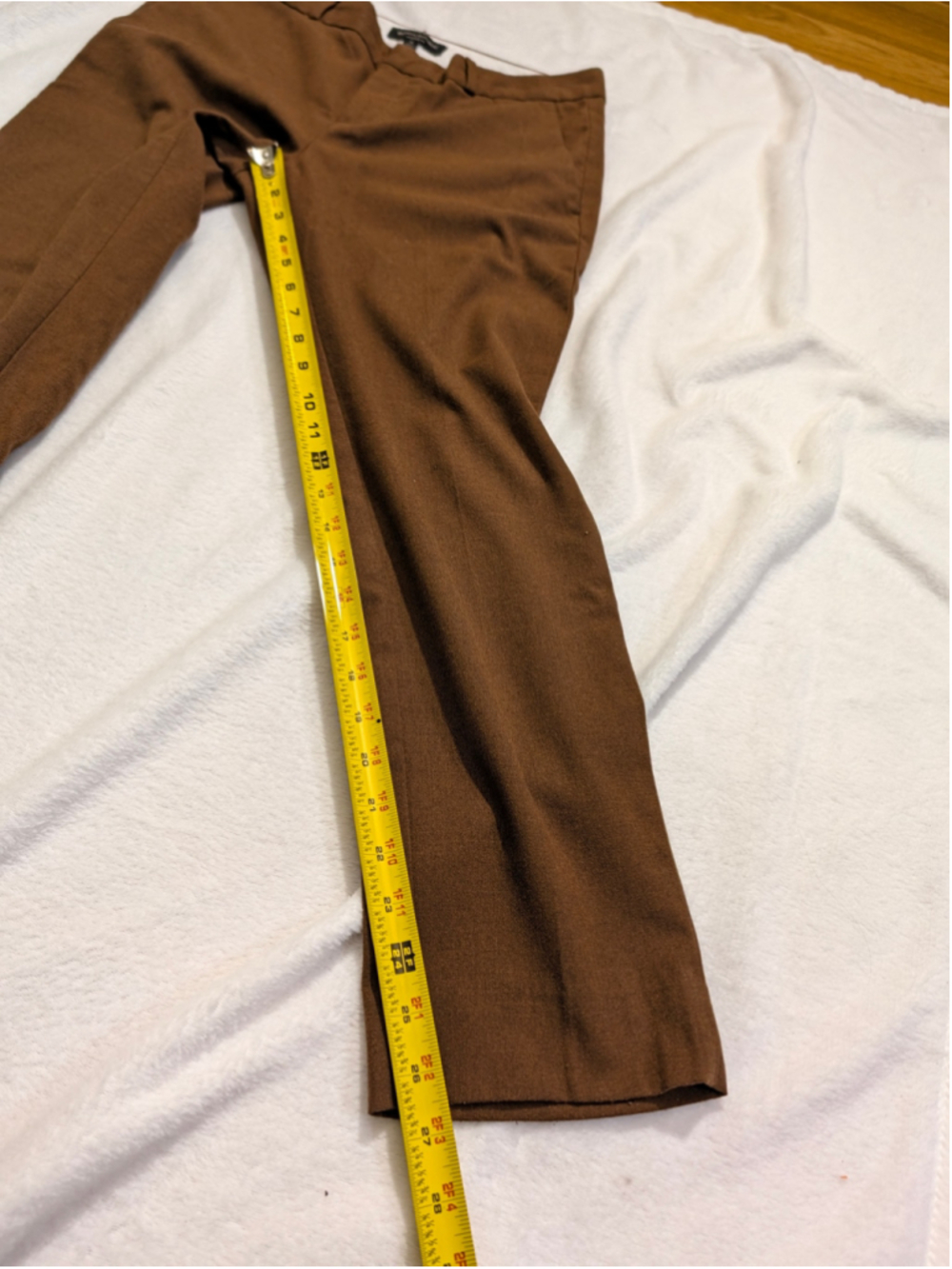 Banana Republic Hampton Fit Trousers Brown Size 6 ankle - Picture 8 of 11